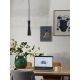 Pendule, Lustre suspendate - Pendul metal design modern Bordeaux negru