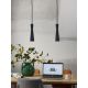 Pendule, Lustre suspendate - Pendul metal design modern Bordeaux negru
