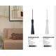 Pendule, Lustre suspendate - Pendul metal design modern Bordeaux negru