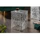 Masute Living - Set de 2 masute laterale Leaf argintiu