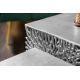 Masute Living - Set de 2 masute laterale Leaf argintiu
