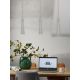 Pendule, Lustre suspendate - Pendul metal design modern Bordeaux gri