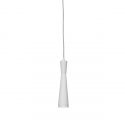 Pendul metal design modern Bordeaux alb