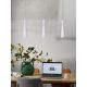 Pendule, Lustre suspendate - Pendul metal design modern Bordeaux alb