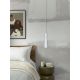 Pendule, Lustre suspendate - Pendul metal design modern Bordeaux alb