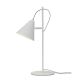 Veioza/Lampa de masa din metal Lisbon alba