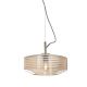 Lustra/Pendul design decorativ Verona ribbed, amber