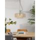 Pendule, Lustre suspendate - Lustra/Pendul design decorativ Verona ribbed, amber