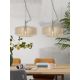 Pendule, Lustre suspendate - Lustra/Pendul design decorativ Verona ribbed, amber
