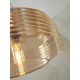 Pendule, Lustre suspendate - Lustra/Pendul design decorativ Verona ribbed, amber