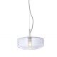 Lustra/Pendul design decorativ Verona ribbed, clear