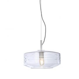 Pendule, Lustre suspendate - Lustra/Pendul design decorativ Verona ribbed, clear