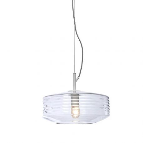 Pendule, Lustre suspendate - Lustra/Pendul design decorativ Verona ribbed, clear