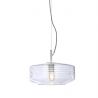 Lustra/Pendul design decorativ Verona ribbed, clear