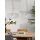 Pendule, Lustre suspendate - Lustra/Pendul design decorativ Verona ribbed, clear