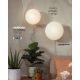 Aplice, corpuri de iluminat pentru pereti - Aplica de perete decorativa Sapporo S sand/alb