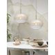 Pendule, Lustre suspendate - Pendul design decorativ Bologna gradient/alb