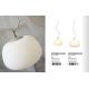 Pendule, Lustre suspendate - Pendul design decorativ Sapporo L sand/alb