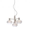Lustra suspendata design decorativ Bologna 4L gradient/alb