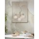 Pendule, Lustre suspendate - Lustra suspendata design decorativ Bologna 4L gradient/alb