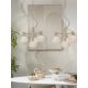 Pendule, Lustre suspendate - Lustra suspendata design decorativ Bologna 4L gradient/alb