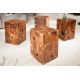 Masute Living - Masuta design unicat Square 30cm Teak
