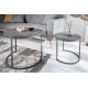 Masute Living - Set de 2 masute design industrial Elements Mango gri
