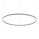 Pendule, Lustre suspendate - Lustra LED XXL suspendata design slim Oracle d150 round 3000k dali negru