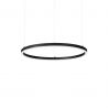 Lustra LED suspendata design slim Oracle d050 round 3000k dali negru