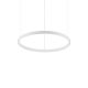 Pendule, Lustre suspendate - Lustra LED suspendata design slim Oracle d050 round 3000k dali alb