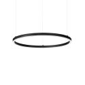 Lustra LED suspendata design slim Oracle d070 round 3000k dali negru