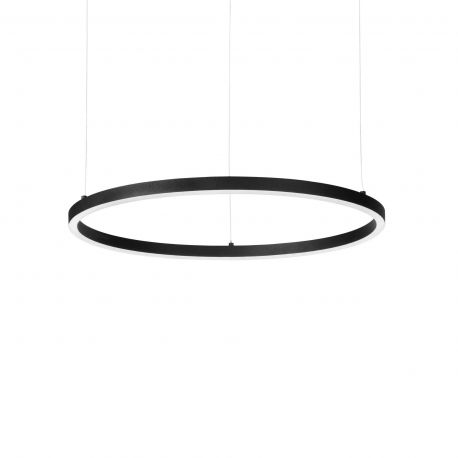 Pendule, Lustre suspendate - Lustra LED suspendata design slim Oracle d070 round 3000k dali negru