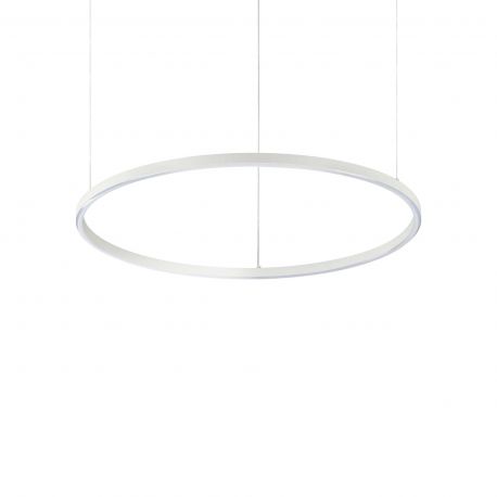 Pendule, Lustre suspendate - Lustra LED suspendata design slim Oracle d070 round 3000k dali alb