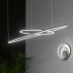 Pendule, Lustre suspendate - Lustra LED suspendata design slim Oracle d090 round 3000k dali negru