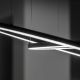 Pendule, Lustre suspendate - Lustra LED suspendata design slim Oracle d090 round 3000k dali negru