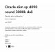 Pendule, Lustre suspendate - Lustra LED suspendata design slim Oracle d090 round 3000k dali negru