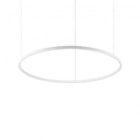 Pendule, Lustre suspendate - Lustra LED suspendata design slim Oracle d090 round 3000k dali alb