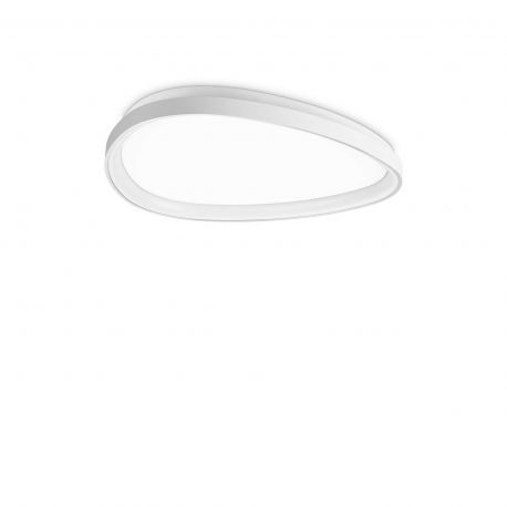 Plafoniere - Plafoniera LED design circular GEMINI pl d061 on-off alb