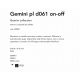 Plafoniere - Plafoniera LED design circular GEMINI pl d061 on-off negru