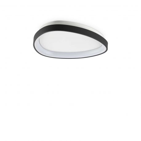 Plafoniere - Plafoniera LED design circular GEMINI pl d042 on-off negru