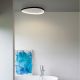 Plafoniere - Plafoniera LED XL design circular GEMINI pl d081 on-off alb