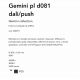 Plafoniere - Plafoniera LED XL design circular GEMINI pl d081 dali/push alba
