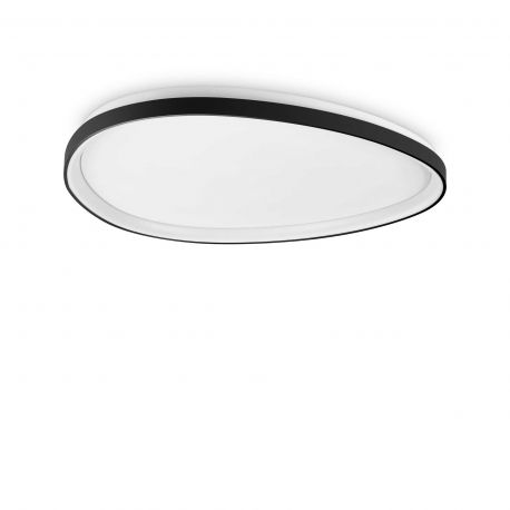 Plafoniere - Plafoniera LED XL design circular GEMINI pl d081 dali/push negru