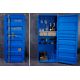 Biblioteci-Rafturi - Bar design unicat Container Globetrotter 180cm albastru
