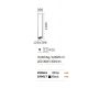 Lampadare - Lampadar/Lampa de podea LED design modern minimalist Frame pt negru
