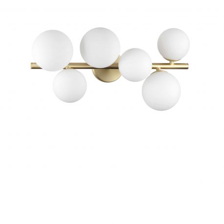Lustre aplicate - Lustra aplicata design modern Perlage pl6 alama/alb