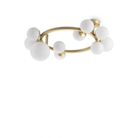 Lustre aplicate - Lustra aplicata design modern Perlage pl10 alama/alb