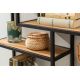 Biblioteci-Rafturi - Raft design industrial Slim Line 90cm