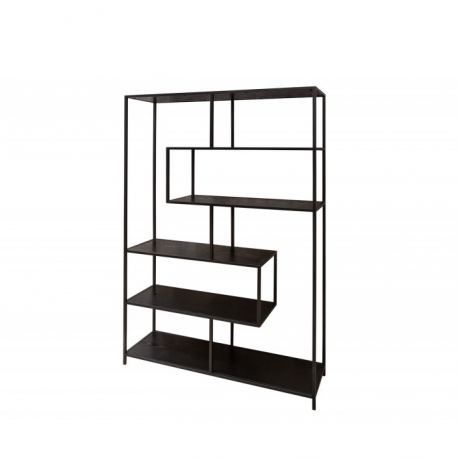 Biblioteci-Rafturi - Raft design industrial Slim Line 185x115cm, negru