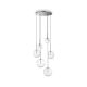 Pendule, Lustre suspendate - Lustra suspendata design modern Equinoxe sp6 crom/transparent